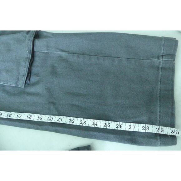 YMI High Rise Wide Leg Pants Juniors 3 Skater All Day Cargo Jeans Gray Baggy Y2K - Picture 5 of 6